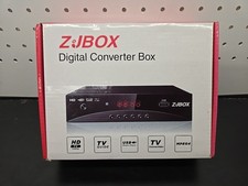 ZJBOX Digital TV Converter Box, ATSC Cabal Box for Analog HDTV Live 1080P HDMI