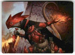 Cindering Cutthroat Art Card (26/54) Bloomburrow MTG