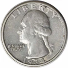 1934 Washington Silver Quarter DDO FS-101 EF Uncertified #207