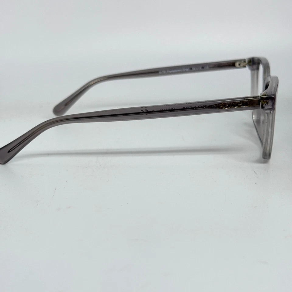 Monturas de gafas Coach HC6139U 5176 gris transparente ajuste asiático 53-15-140 H19840 Foto 4 de 4