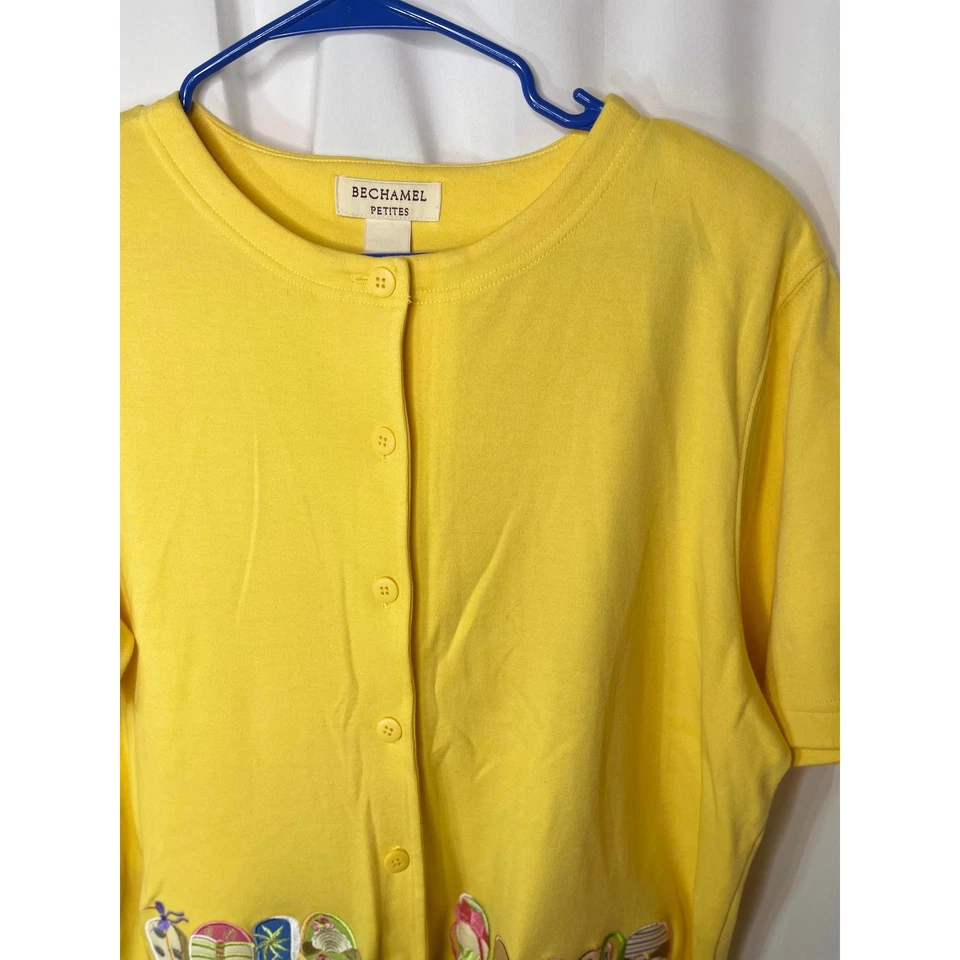 Blusa Bechamel Camisa Abotonada Mujer Grande Pequeña Lp Chanclas DE COLECCIÓN Foto 4 de 4