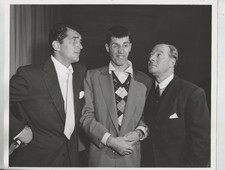 Dean Martin JERRY LEWIS 1940s NBC Photo 8x10 Original GEORGE JESSEL