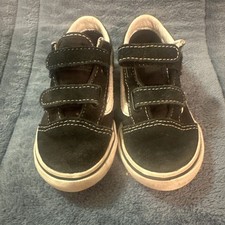 Van Off The Wall Kids Size 8.0 Suede Shoes