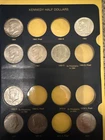 Lot Of 87 Kennedy Half Dollars In Whitman Folder Including Silver!