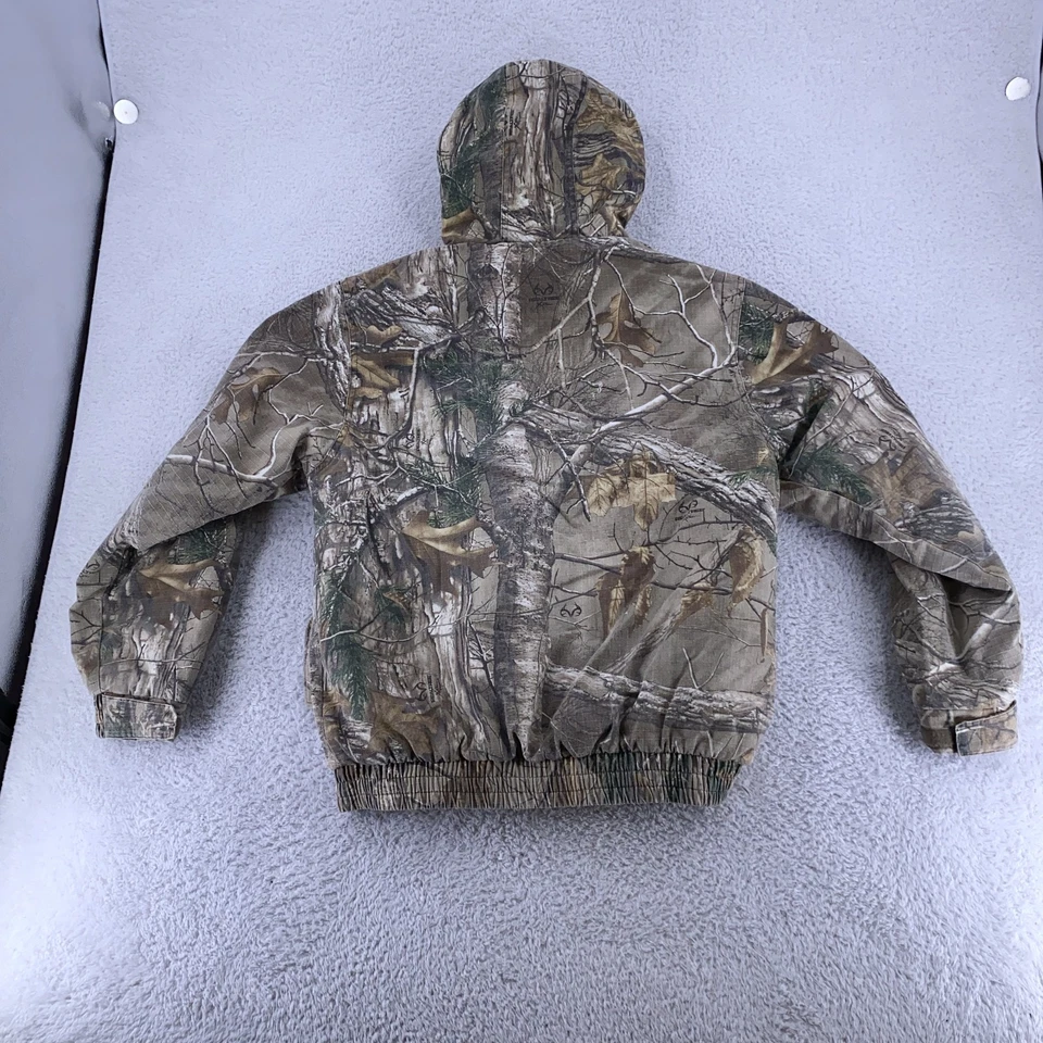 Chaqueta de camuflaje aislante Realtree para hombre abrigo de caza con capucha mediano Foto 4 de 4