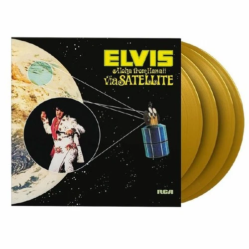PRESLEY, Elvis - Aloha From Hawaii Via Satellite - YELLOW VINYL 4XLP