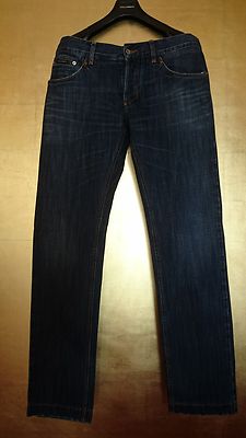 DOLCE GABBANA JEANS BLU STONEWASHED UOMO WDP61/805N TAGLIA 50 D&G DG  UK