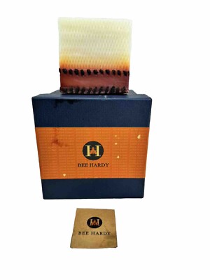 Bee Hardy John Hardy Beeswax Square Candle New In Box  3  Whipstitched Bali HTF!