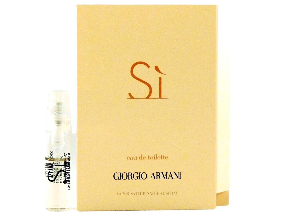Giorgio Armani Si 香水 100ml + 5ml GIORGIO ARMANI SI EDT 1.5ml .05fl oz x 1 PERFUME SPRAY SAMPLE VIAL