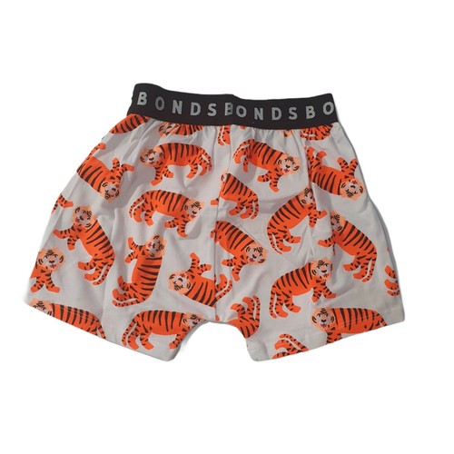 Bonds Kids SIZES 4, 5 PJ Short Sleeve Sleep Set Kids White Orange Tiger - Picture 7 of 11