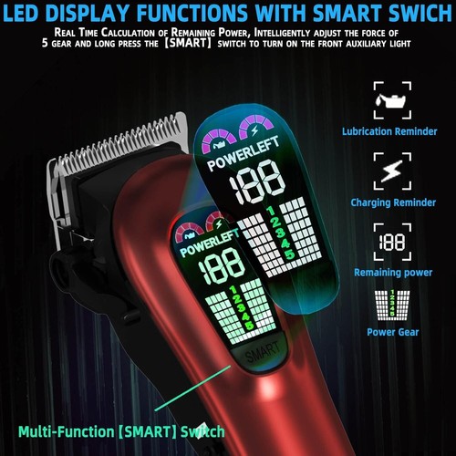 Wahl Professional Hair Cut Machine Barber Salon Cutting Trimmer Clipper Kit Set - Picture 5 of 7
