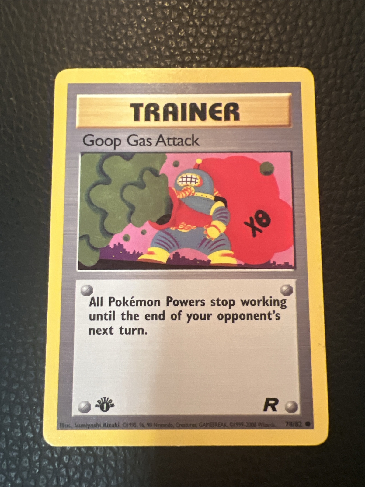 # GOOP GAS ATTACK Pokemon WOTC 1st Edition Team Rocket 78/82 Vintage 1999 NM