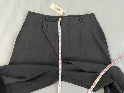Micas Women’s Dress Pants High Wide Leg NWT Black Sz XXL - Picture 3 of 7