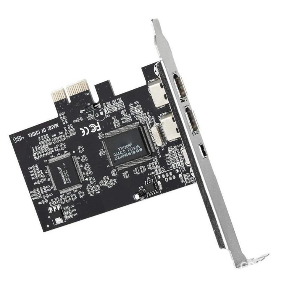 PCIE PCI-E FIREWIRE IEEE 1394 3 PORT FIRE WIRE CONTROLLER CARD FOR DESKTOP PC y7 - Image 4 of 4
