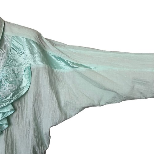 Vintage 80er Marshall Rousso Las Vegas Rock Top Set Aqua Grün Spitze Western 5 6 - Bild 9 von 20