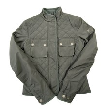 Belstaff Diamond Quilt Womens Black Regular Jacket Size Eu42 M