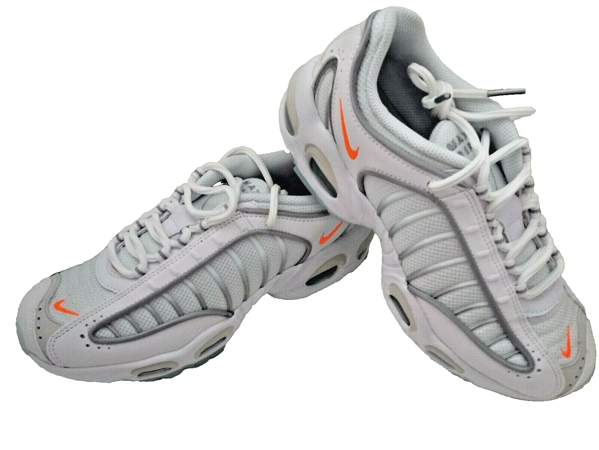 air max tailwind white and orange