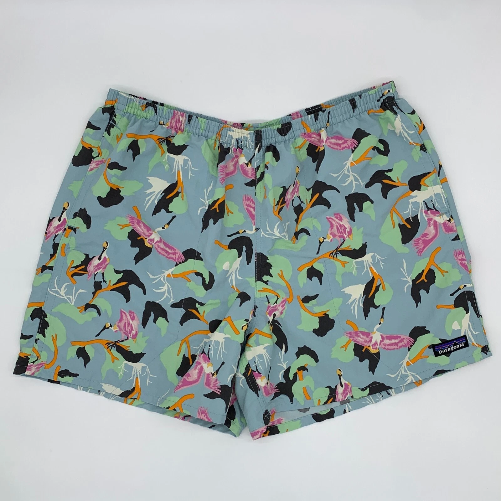 Patagonia Shorts Adult Large Baggies Birds Of Paradise Swim Trunks Bottom Mens L