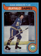 1979-80 TOPPS HOCKEY #134 DAVE SCHULTZ BUFFALO SABRES