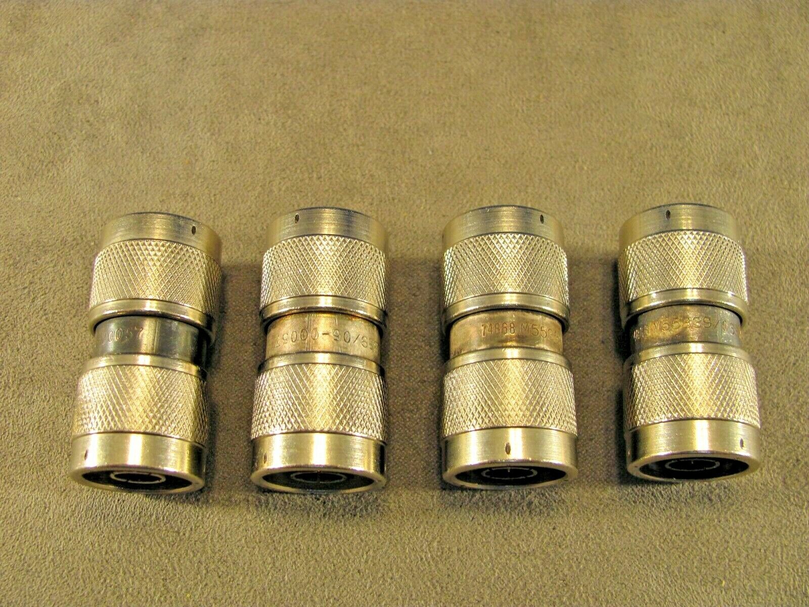 Set San Diego Mall of 4 N Male Max 45% OFF Connector <521> Barrel to Adapter