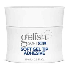 Gelish Soft Gel Tip Adhesive 15ml /0.5 oz Jar #1148014