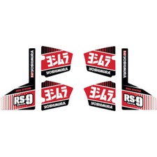 YOSHIMURA RS-9 MUFFLER DECAL SET 6/PCS RS9-NB004 fitment in desc