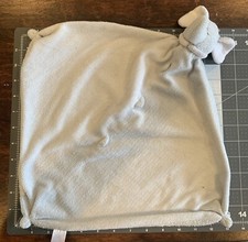 Angel Dear Blue Elephant Closed Eyes Plush Security Blanket Baby Lovey