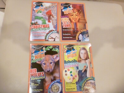 A set of four Ever Bright Kids booklets: