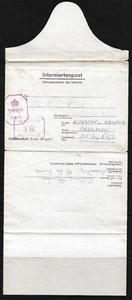 UK GB 1913 FROM GERMANY BRITISH INTERNEES MAIL TO MIDDLESEX WITH GERMAN &