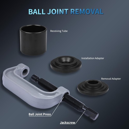 Ball Joint Press U Joint Removal Tool Pitman Arm Puller C Frame Extractor Kit US - Bild 7 von 9