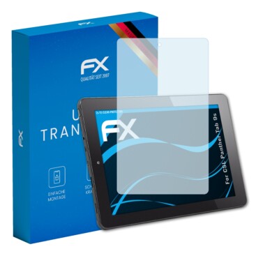 atFoliX 2x Displayschutzfolie für CSL Panther Tab 9s Schutzfolie klar Folie