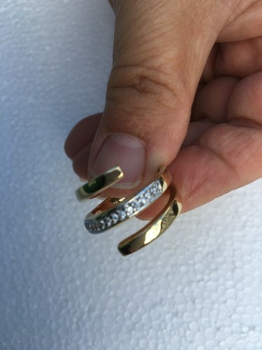 Bague Plaque Or Avec Cabochon Bleu Zircon - Taille 55/56 - Neuf Sans Emballage