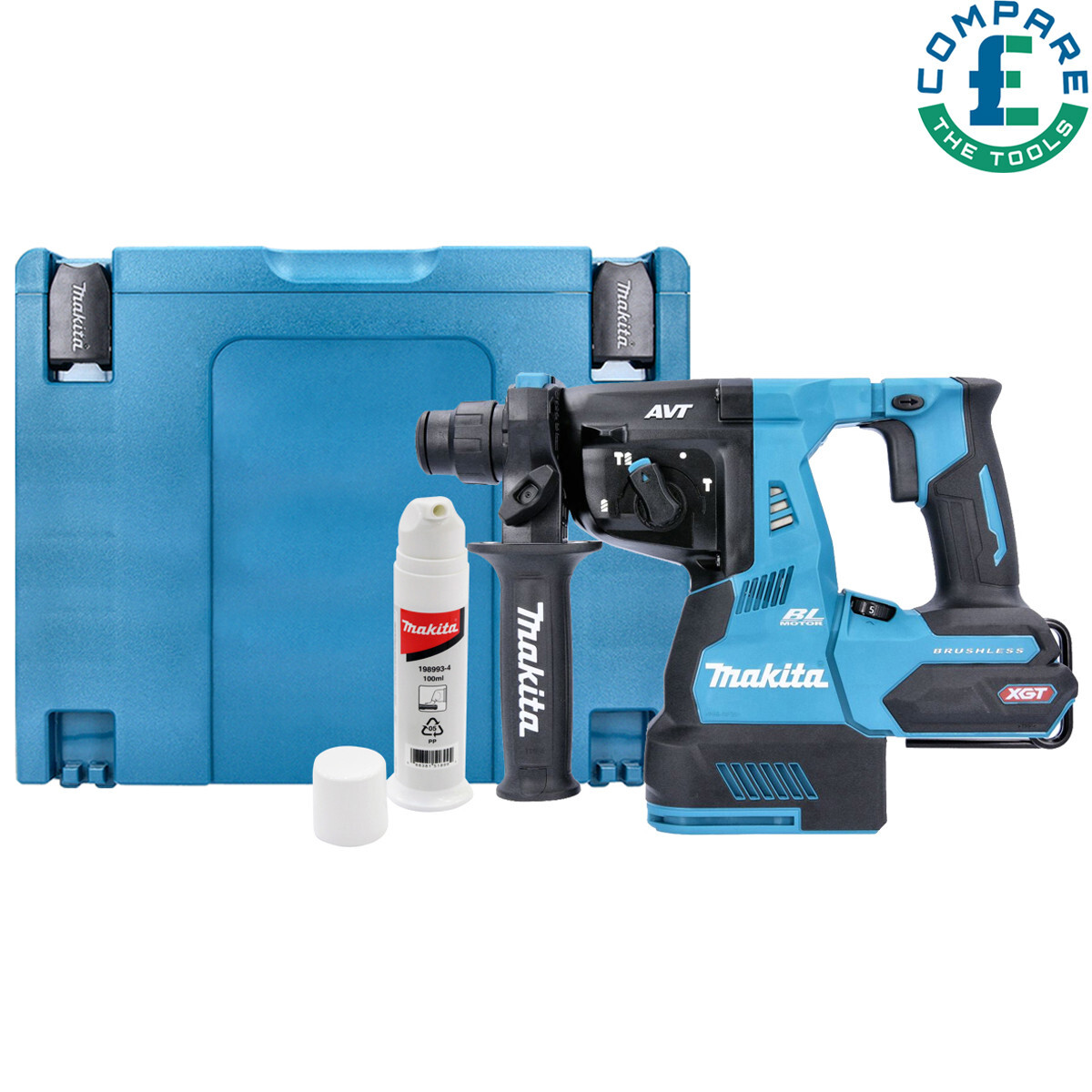Makita HR003GZ01 40V Max XGT Brushless SDS+ Rotary Hammer In Makpac Carry Case - Image 2