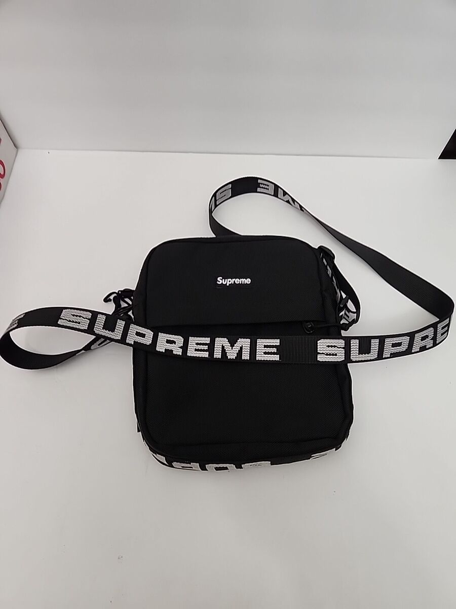 Supreme SS18 Nylon Shoulder Bag Black | eBay Supreme SS18 Nylon Shoulder Bag Black | eBay