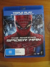DVD  BLU-RAY THE AMAZING SPIDER-MAN 4 DISC SET TRIPLE PLAY  ** MUST SEE **