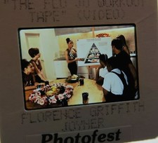 FLORENCE GRIFFITH JOYNER Flo-Jo OLYMPIC GOLD MEDAL WINNER ORIGINAL SLIDE 4