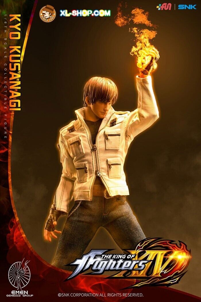 美品 フィギュア GENESIS EMEN THE KING OF Fighters KYO KUSANAGI DLC COSTUMES King of Fighters XIV Kyo Kusanagi (DLC Classic Version) 1/6