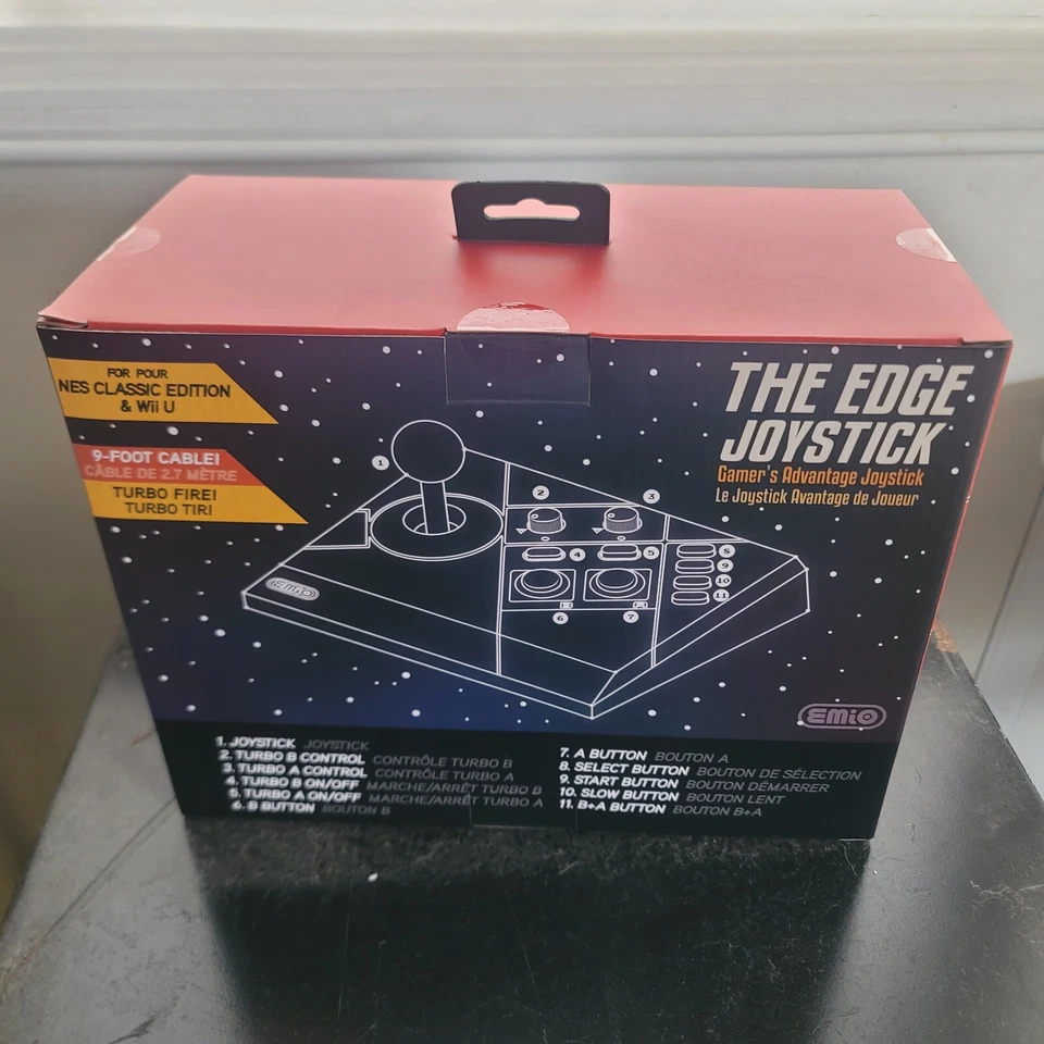  The Edge Joystick Arcade Joystick Nintendo NES Classic Edition & Wii U NEW - Image 2 of 4