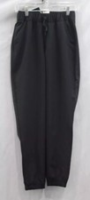 NEW NWT Women's Adidas Black Pull-On Drawstring Performance Wind Joggers Size XS