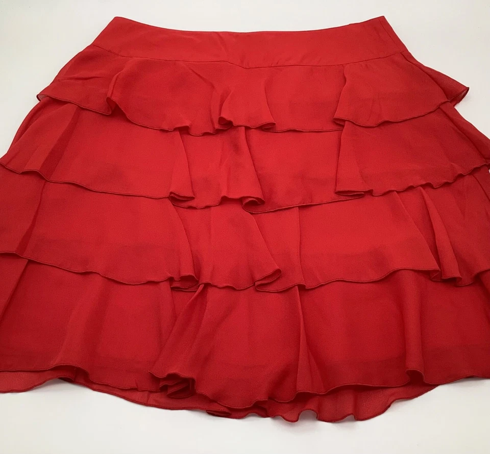 Alba Moda Rock Volantrock Gr. 42 rot Neu mit Etikett - Bild 4 von 4