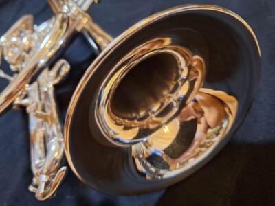 YAMAHA YCR-733 Cornet Silver Plated with Hard Case Mouthpiece for