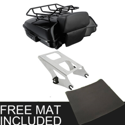 Razor Trunk Pad Mount Rack Fit For Harley Touring Electra Glide Road King 14-26