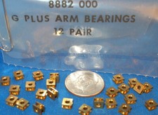24pc Aurora AFX G HO Slot Car In Line ARMATURE Shaft BEARINGS 8882 Original