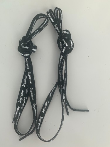 Cordones "Supreme" para Nike, Jordan, AF1 - rojo, blanco, negro, marrón - 120cm - Imagen 25 de 39