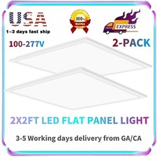 2X2FT LED Flat Panel Light 45W 5000K Drop Ceiling Troffer Office Recessed Lights