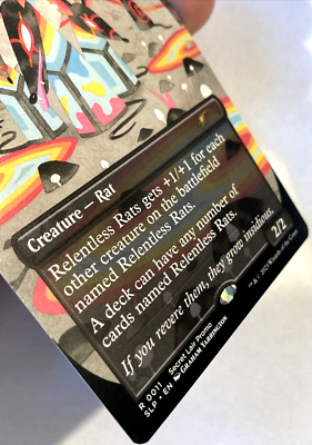 MTG Relentless Rats Secret Lair Promo Magic Con 0011 NM | eBay