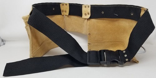 McGuire-Nicholas Arbeitskleidung Zimmermann Gürtel Wildleder Leder Werkzeugtasche Hammerschlaufe - Bild 6 von 12