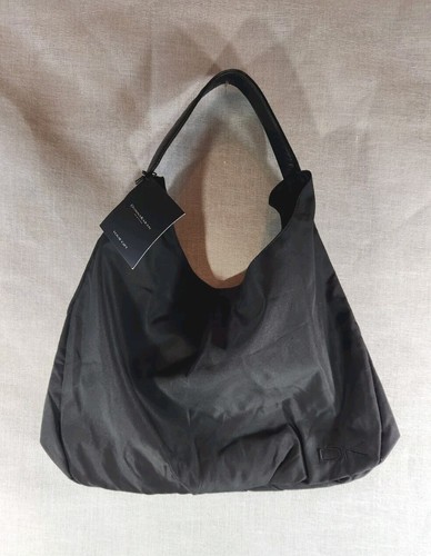 NUEVO CON ETIQUETAS Donna Karan Cosmetics Carryall Sacoche Bolso de Mano Negro - Imagen 2 de 8