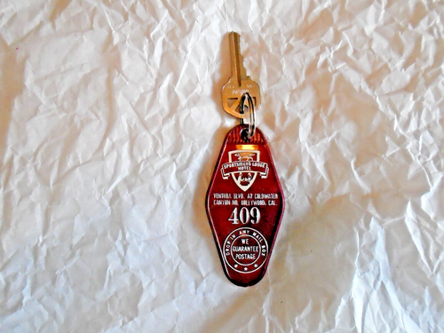 Sportsmen's Lodge Hotel Key & Fob - North Hollywood California - Pre 1963