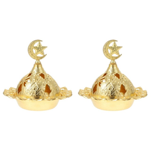 2 pcs Desktop Incense Holder Ornament Creative Incense Holder Aroma Stove Decor 2 pcs Desktop Incense Holder Ornament Creative Incense Holder Aroma Stove Decor
